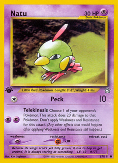Natu z edície Neo Genesis, karta č.67
