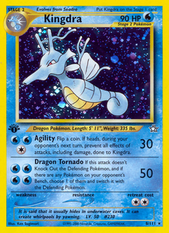 Kingdra z edície Neo Genesis, karta č.8