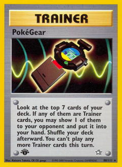 PokéGear z edície Neo Genesis, karta č.88
