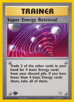 Super Energy Retrieval z edície Neo Genesis, karta č.89