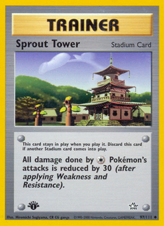 Sprout Tower z edície Neo Genesis, karta č.97