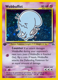 Wobbuffet z edície Neo Discovery, karta č.16