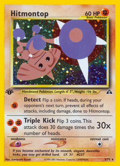 Hitmontop z edície Neo Discovery, karta č.3