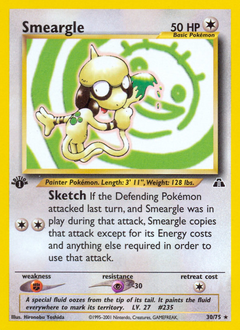 Smeargle z edície Neo Discovery, karta č.30