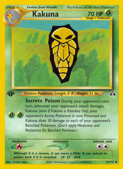 Kakuna z edície Neo Discovery, karta č.41