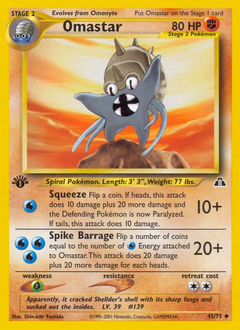 Omastar z edície Neo Discovery, karta č.43
