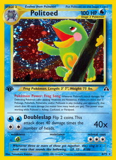 Politoed z edície Neo Discovery, karta č.8