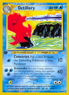 Octillery z edície Neo Revelation, karta č.34