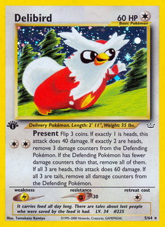 Delibird z edície Neo Revelation, karta č.5