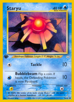Staryu z edície Neo Revelation, karta č.56