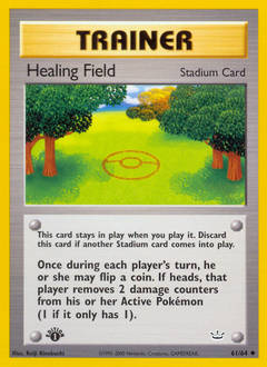 Healing Field z edície Neo Revelation, karta č.61
