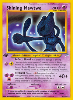 Shining Mewtwo z edície Neo Destiny, karta č.109
