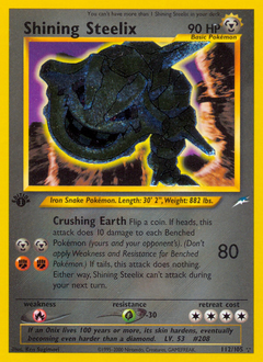 Shining Steelix z edície Neo Destiny, karta č.112