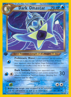 Omastar, ukážková karta