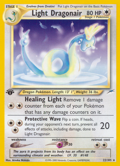 Light Dragonair z edície Neo Destiny, karta č.22