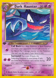 Dark Haunter z edície Neo Destiny, karta č.36
