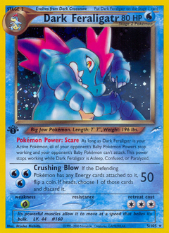 Dark Feraligatr z edície Neo Destiny, karta č.5