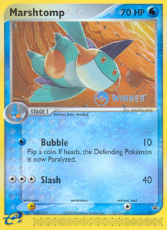 Marshtomp z edície Nintendo Black Star Promos, karta č.11