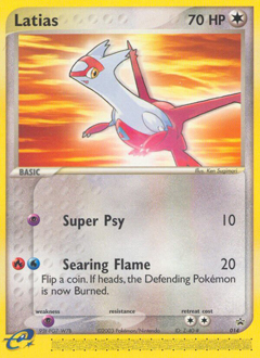 Latias z edície Nintendo Black Star Promos, karta č.14