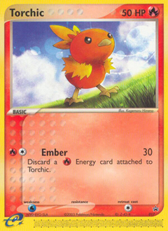 Torchic z edície Nintendo Black Star Promos, karta č.17