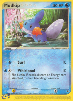 Mudkip z edície Nintendo Black Star Promos, karta č.18