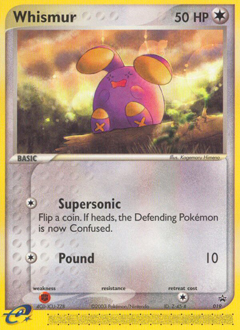 Whismur z edície Nintendo Black Star Promos, karta č.19