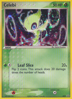 Celebi z edície Nintendo Black Star Promos, karta č.29