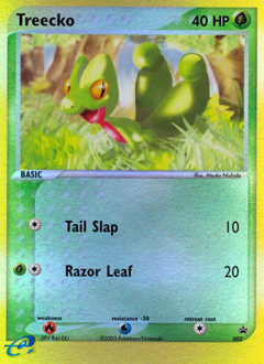 Treecko z edície Nintendo Black Star Promos, karta č.3