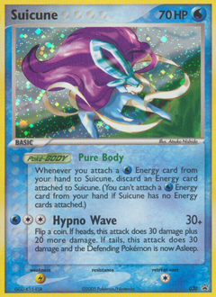 Suicune z edície Nintendo Black Star Promos, karta č.30