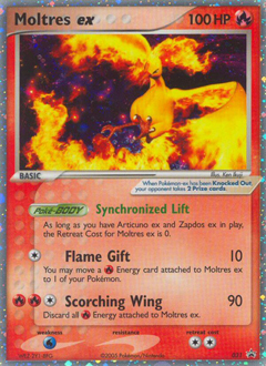 Moltres ex z edície Nintendo Black Star Promos, karta č.31