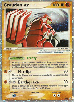 Groudon ex z edície Nintendo Black Star Promos, karta č.38