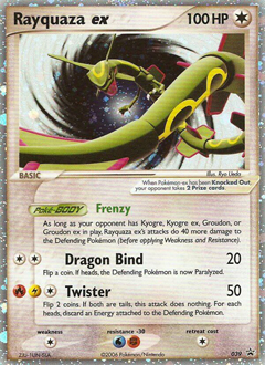 Rayquaza ex z edície Nintendo Black Star Promos, karta č.39