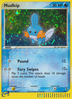 Mudkip z edície Nintendo Black Star Promos, karta č.5