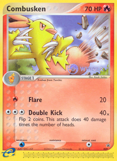 Combusken z edície Nintendo Black Star Promos, karta č.9