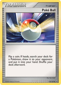 Poké Ball z edície Platinum, karta č.113