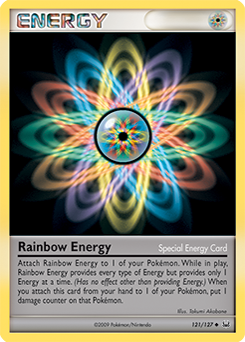 Rainbow Energy z edície Platinum, karta č.121