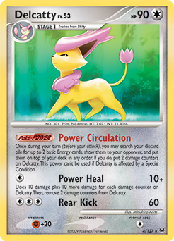 Delcatty z edície Platinum, karta č.4