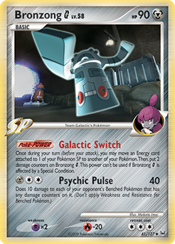Bronzong G z edície Platinum, karta č.41
