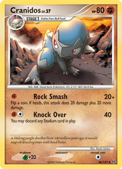 Cranidos z edície Platinum, karta č.46