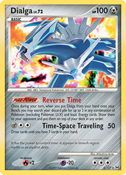 Dialga z edície Platinum, karta č.5
