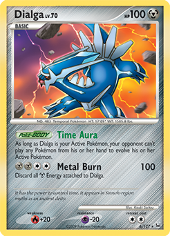 Dialga z edície Platinum, karta č.6