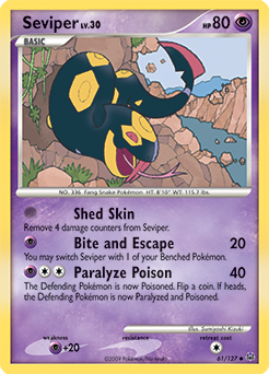 Seviper z edície Platinum, karta č.61