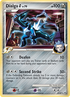 Dialga G z edície Platinum, karta č.7