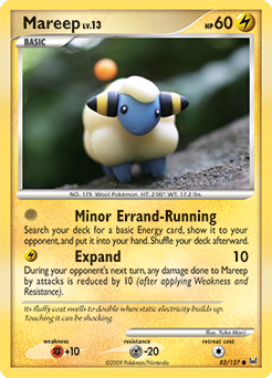 Mareep z edície Platinum, karta č.82