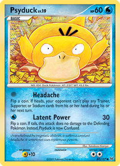Psyduck z edície Platinum, karta č.87
