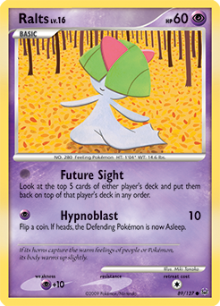 Ralts z edície Platinum, karta č.89