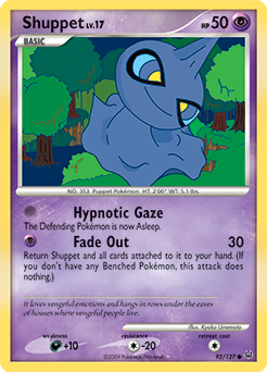 Shuppet z edície Platinum, karta č.92