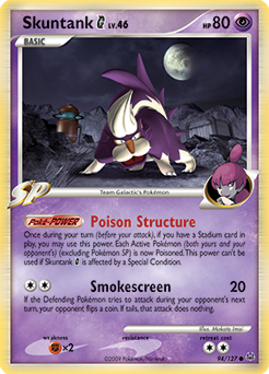 Skuntank G z edície Platinum, karta č.94