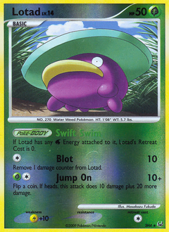 Lotad z edície Platinum, karta č.SH4