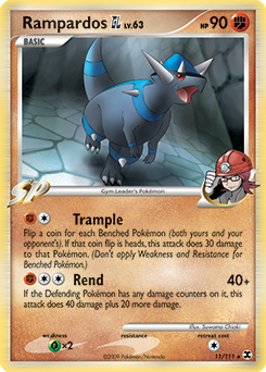 Rampardos GL z edície Rising Rivals, karta č.11